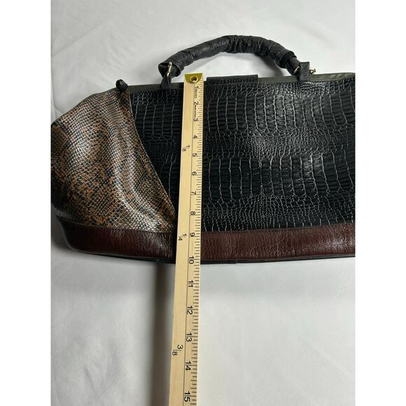 Very Rare Vintage "Renaissance" Patchwork Purse Shoulder Bag nanny McPhee  - Picture 5 of 11